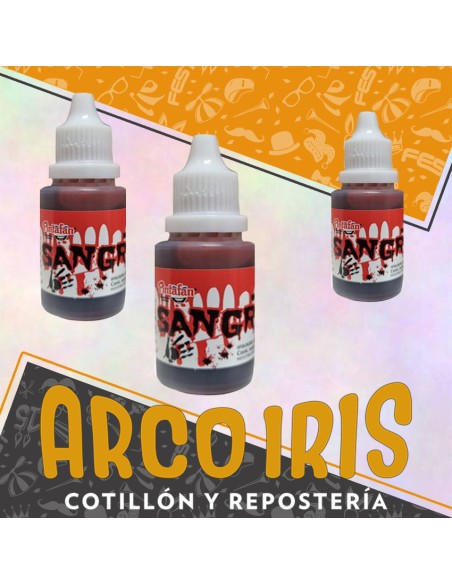 Sangre Roja 20 Ml  X 50 U. Artificial -halloween Pintafan