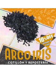 Porras Plasticas Negra X 10u +10-10% - Paquete Por Color