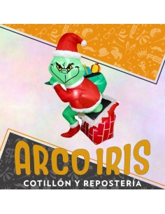 Inflable Grinch  1.8 Mt Altura - Party Store-navidad-