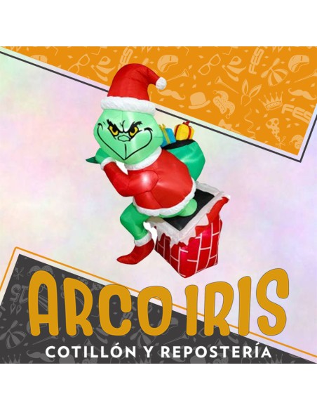 Inflable Grinch  1.8 Mt Altura - Party Store-navidad-
