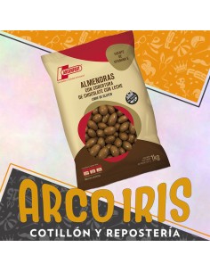 Almendras Con Chocolate X 1 Kg +6-5% (caja) Con Cobertura De Chocolate Con Leche - Argenfrut