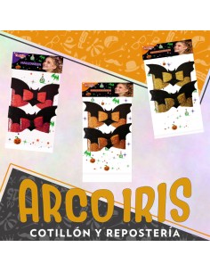 Set Monos Halloween X 4 -murcielago-varios Colores- Pintafan