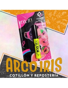 Mascara Pestanas Amarillo Fluo Xu - Color Fest Rock It