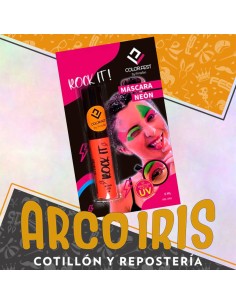 Mascara Pestanas Naranja Fluo Xu - Color Fest Rock It