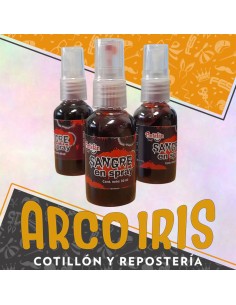 Sangre En Spray 3 X 30 Ml Blister- Artificial - Halloween Pintafan