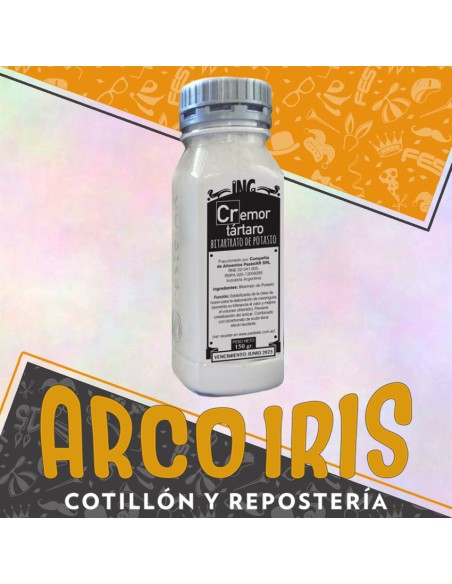 Cremor Tartaro 150 Gr - Pastelar Bitartrato De Potasio