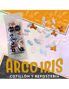 Drops X 30 Gr - Baby-chupete-mamadera-rosa-celeste-osito- Pastelar Pascua