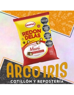 Bombones Sabor Mani Caja X 3 Kg. - Bolsa Redondelas 6 Bolsas De 500 Gs.