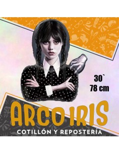 Mylar 30 Personaje Merlina Metal Xu - 78 Cm Globo Metalizado Papel