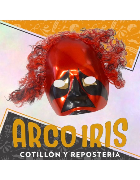 Careta Metal Con Pelo Xu Liquidacion Elastico Roto Importada