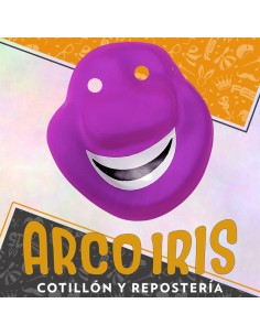 Careta Personaje Dino Fucsia Xu Liquidacion Barney Barny Barni Gape