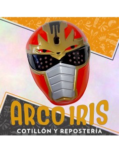 Careta Metal Robot Xu Liquidacion Power Ranger Elastico Roto Importada