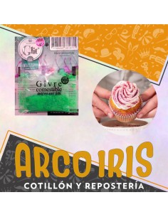 Gliter Comestible Verde X 4 Unidades -pastelar- Pascua