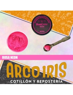 Dust Color Neon Rosa  - Colorante Polvo Liposoluble