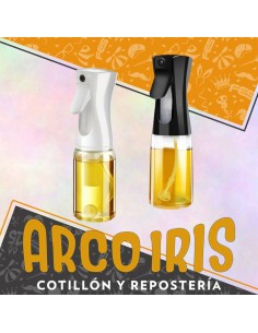 Rociador De Aceite 330 Ml-blanco/negro-sil-spy-