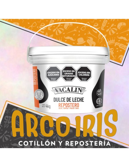 Dulce De Leche 4 Kg - Repostero Primera Calidad Vacalin