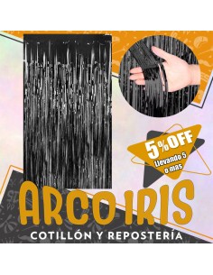 Cortina Plastica Negra China Xu +5-5% - Varios Colores 1 X 2 Mt Promo Por Cantidad Cat2 Foil Fringe China Party Store