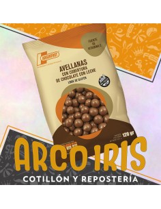 Avellanas Con Chocolate X 120g +12-5% (caja) Con Cobertura De Chocolate Con Leche - Argenfrut