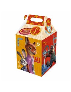 Zootopia Caja Feliz X 6 U- Sorpresa Grande Animalitos-
