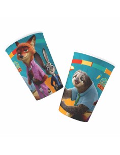 Zootopia Vasos X 8 U- Animalitos-