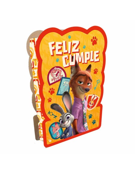 Zootopia Pinata De Carton  - Animalitos-