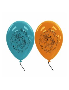 Zootopia Globos Premium X 6 U - Latex 12 Impresion Total Animalitos-