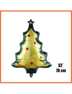 Mylar 32 Pinito 78 Cm Navidad Globo Metalizado Papel