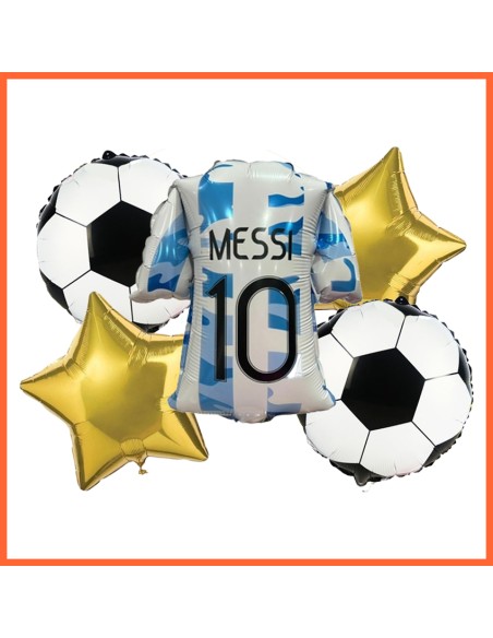 Mylar Set Personaje Surtido Metal Xu - 5/7 Piezas Skye/messi/ Carpincho/paw Patrol/peppa Pig/cars/frozeen/avengers/capitan Am