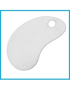 Rasqueta Curva Plastica  16 Cm Redondeada Xu  -con Orificio- Cooper