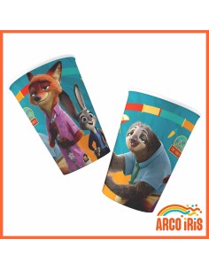 Zootopia Vasos X 8 U- Animalitos-