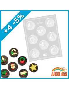 Placas Chocogalletas Navidenas Xu - Motivo 2 +4-5% Navidad Promo Por Cantidad Parpen