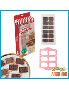 Set Para Cookies Motivos Navidenos - - Cristal Navidad Parpen-contiene -cortante Y Placa Molde Premium-