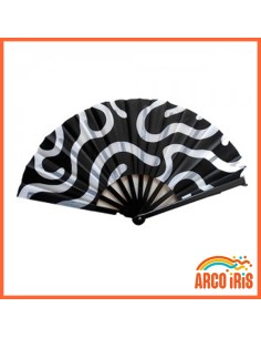 Abanico Psicodelico 35 Cm - Party Store