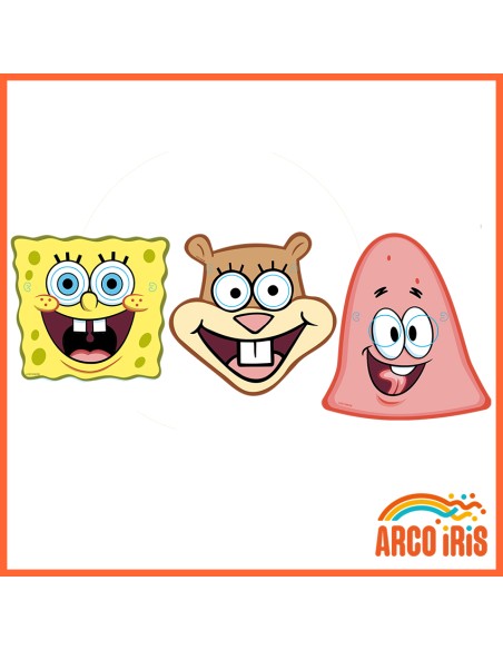 Bob Esponja Antifaz X 10 - Mascara