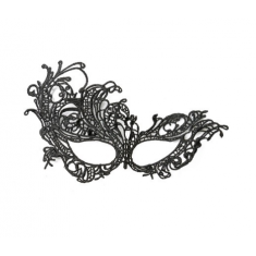 Veneciano Mascara Encaje Negro X 10 - Varios Modelos Antifaz Corona-zorro-gatita-mariposa Party Store 2