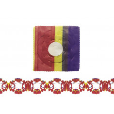 Guirnalda Cuadrada 13 Cm X 2 - Argentina Patrio Mundial Rondi 2