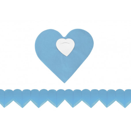 Guirnalda Corazon X 3 - Lisos/pastel Valentin Rondi