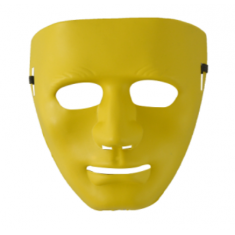 Mascara Rigida Hombre Xu - Violeta-roja-amarilla-celeste-azul-naranja-rosa-verde-negro-blanca Party Store 2