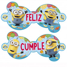 Minions Banderin Feliz Cumpleanos Xu - Articulado 2