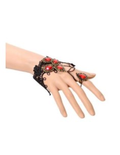 Brazalete Gotico Y Anillo Xu - Halloween Party Store 2